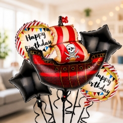 Pirate Ship Balloon Bouquet